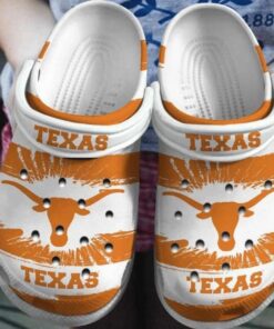 Unisex Fashion Style Texas Longhorn Crocs For Fans