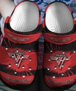 Unisex Fashion Style Van Halen Crocs For Fans