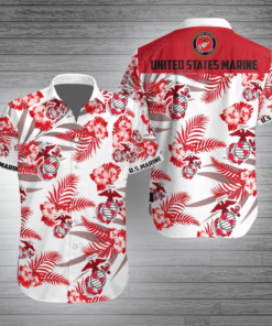 Marine Corps Hawaiian Shirt Gifts For Military Veteran Custom