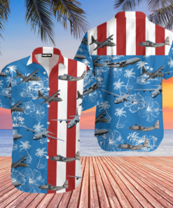 Us Air Force Lockheed C-130 Hercules 4th Of July Hawaiian Shirt Gift