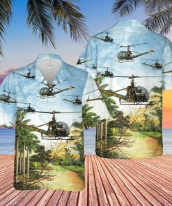 Us Army Helicopter Hawaiian Shirt Gift For Fans