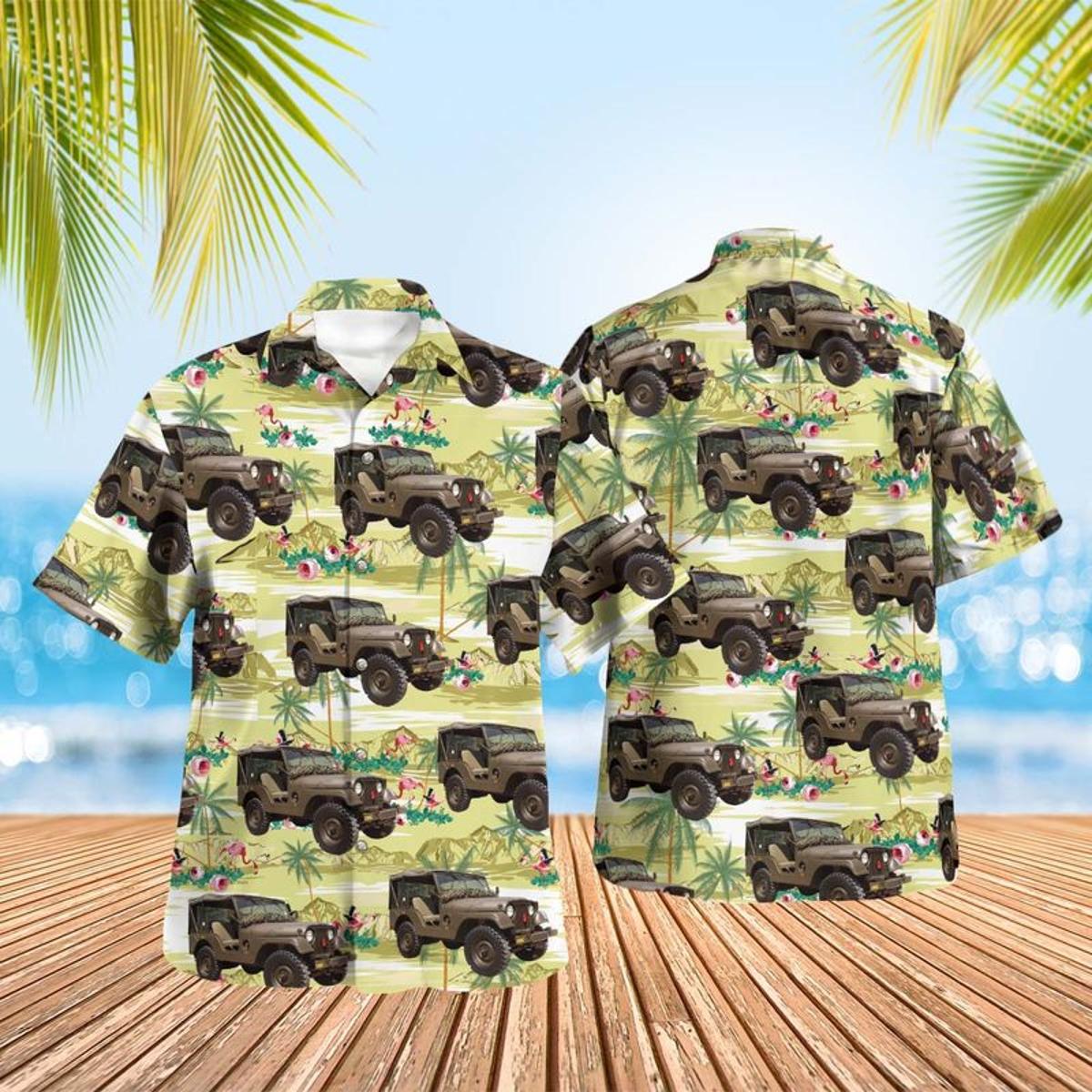 Marine Corps Hawaiian Hawaiian Casual Shirt