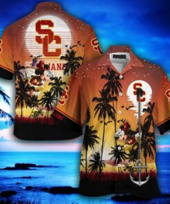 Trojans Custom Name Green Usc Hawaiian Shirt