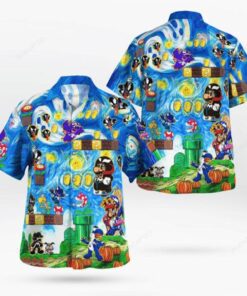 Venom Mario Hawaiian Shirt Size Fron S To 5xl