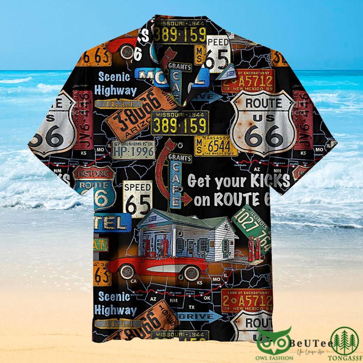 Route 66 Hawaiian Shirt Funny For Fans