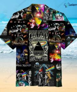 Vintage Collage Universal Pink Floyd Hawaiian Shirt