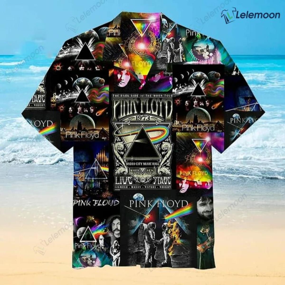 Classic Rock Music Summer Pink Floyd Hawaiian Shirt Gifts Idea