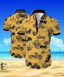 Vintage Harley Davidson Hawaiian Shirt Outfit For Men