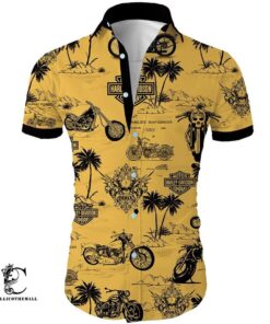 Vintage Harley Davidson Hawaiian Shirt Outfit For Men