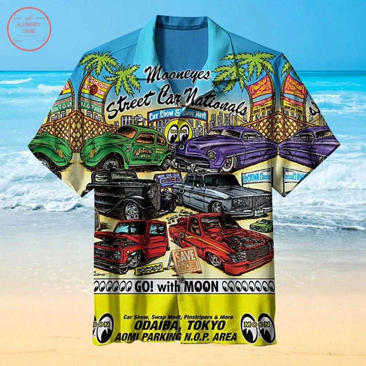 Tropical Hippie Car Hawaiian Shirt For Fans