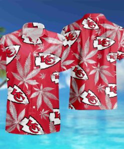 Weed Red Summer Chiefs Hawaiian Shirt