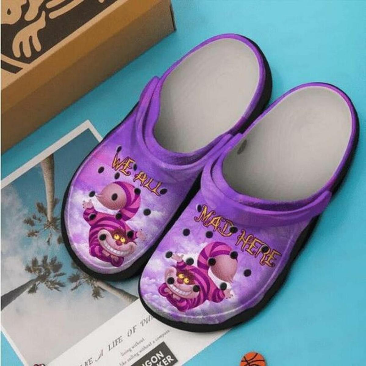 Alice In Wonderland Crocs Classic Clogs Shoes Gift