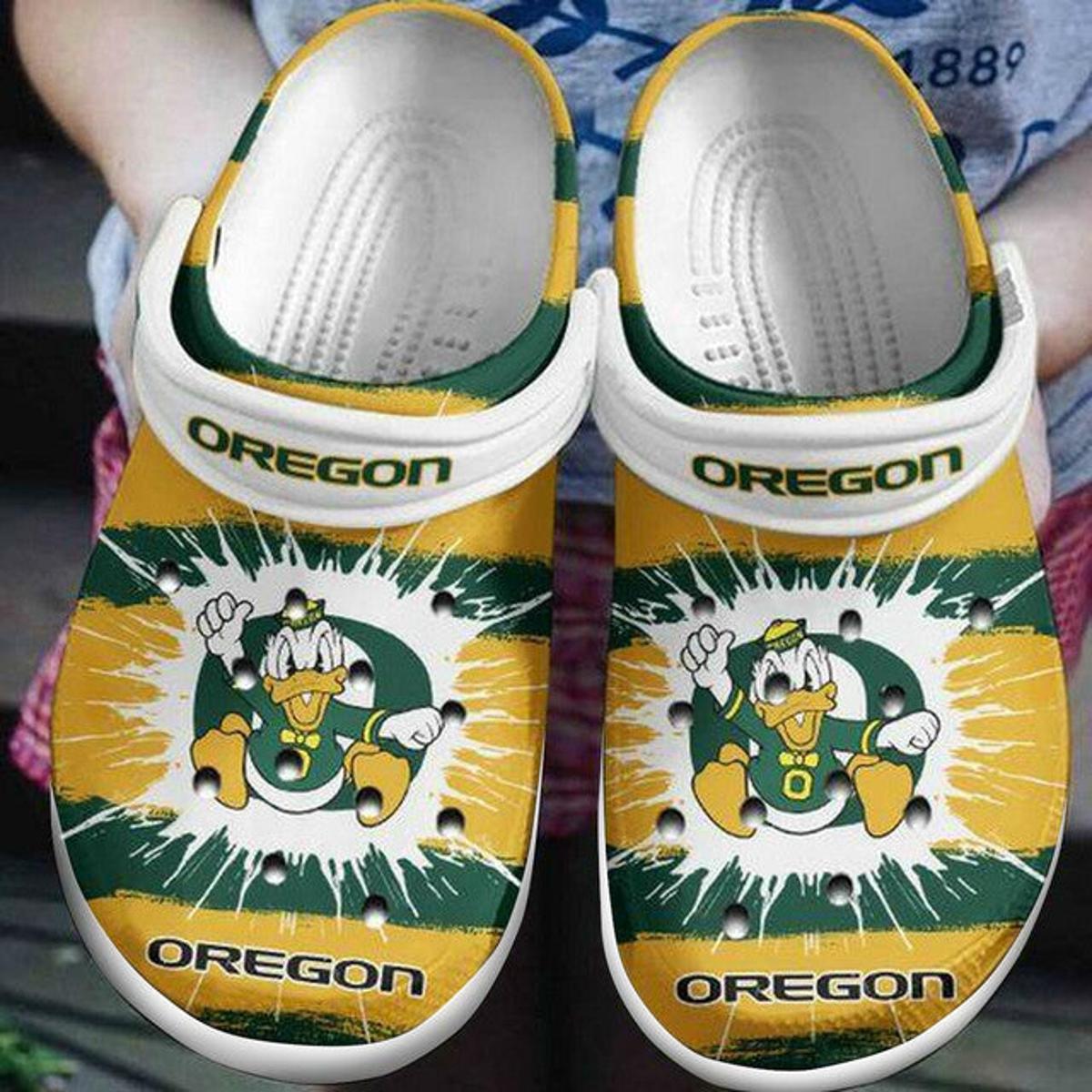 Football Oregon Ducks Crocs Best Gift For Fans