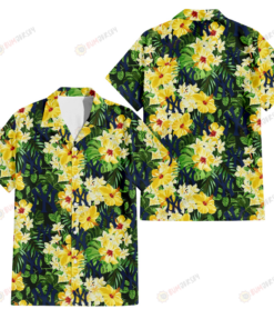 Tropical Flower Vacation With Yankees Tropical Shirt