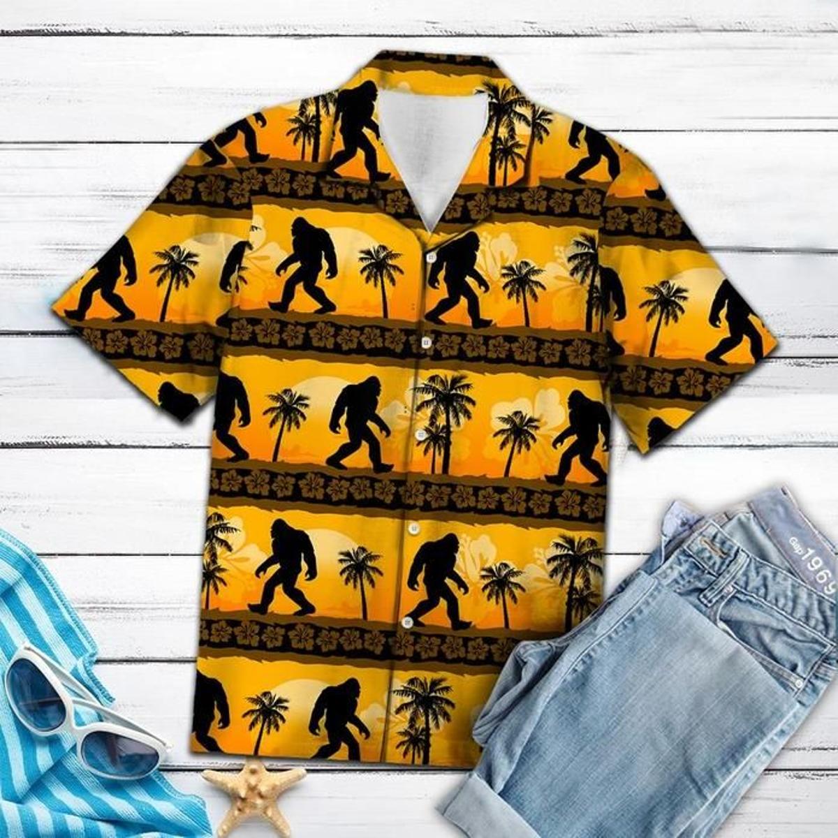 Mexican Sasquatch Hawaiian Shirt Size Fron S To 5xl