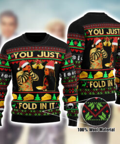 You Just Fold It In Schitts Creek Christmas Sweatshirt