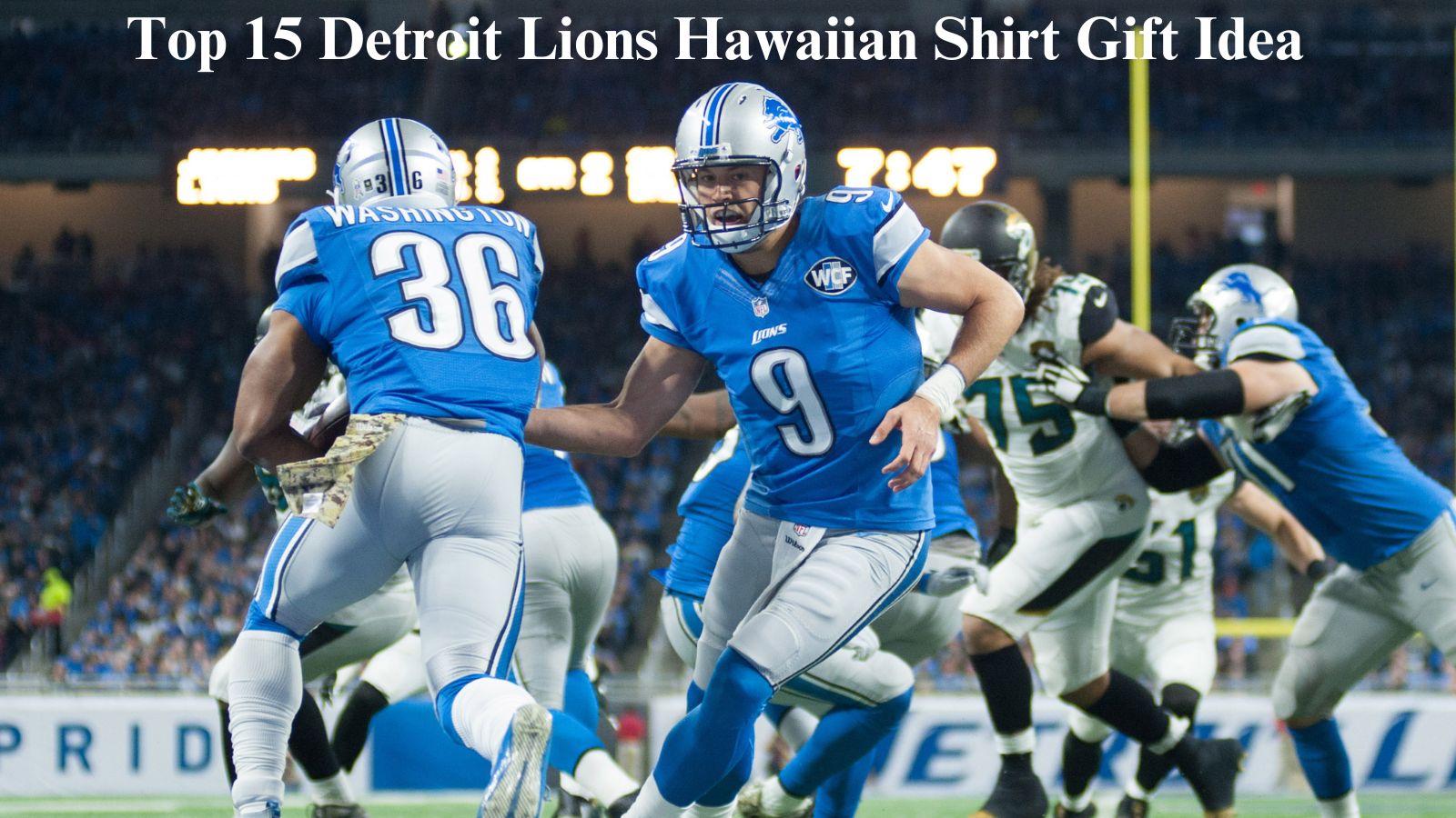 Top 15 Detroit Lions Hawaiian Shirt Gift Idea